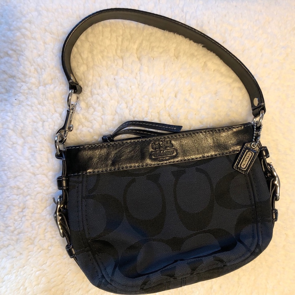 Authentic Coach small black purse